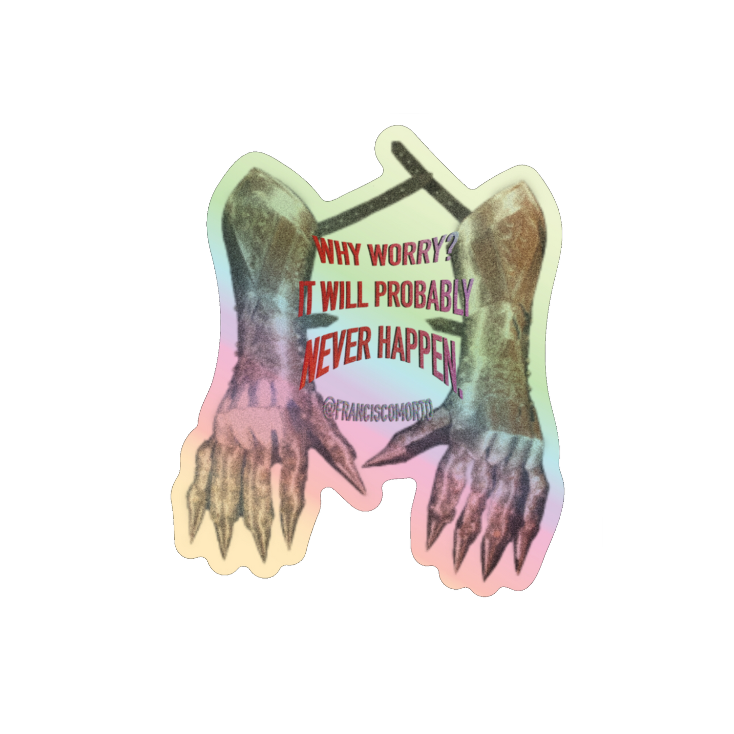 Gauntlet Holographic Sticker - LIMITED TO 8